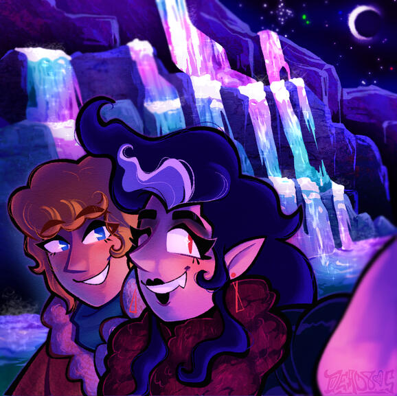 Valentin and Bermuda (OCs)