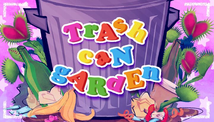 Trash Can Garden business card/logo